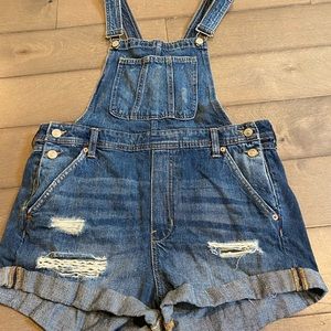 H&M denim overalls.
